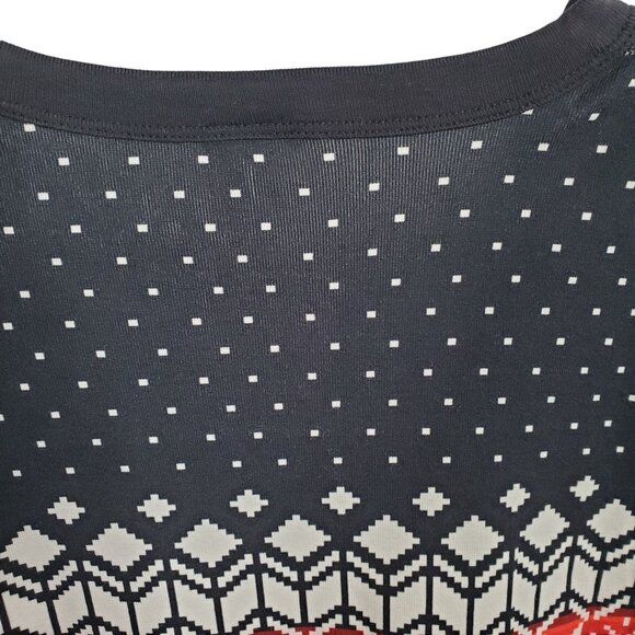 Hanna Andersson Adult Size L Top Knit Organic Cotton Nordic Fair Isle Stretchy - Picture 8 of 11